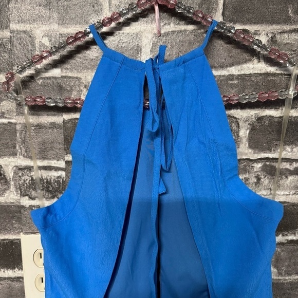 Lovers + Friends blue halter mini dress - Picture 7 of 12